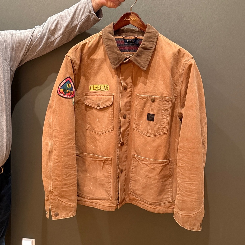 Ralph Lauren Polo Wool Lined Field Jacket Size XL (Worn twice)